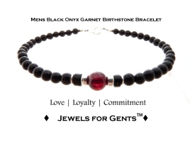 MN-BRAC-BLK-BS-01-GA5-jewels-for-gents-garnet-mens-birthstone-bracelet